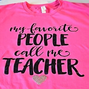 My favorite people call me teacher 🩷🤍🩷🤍